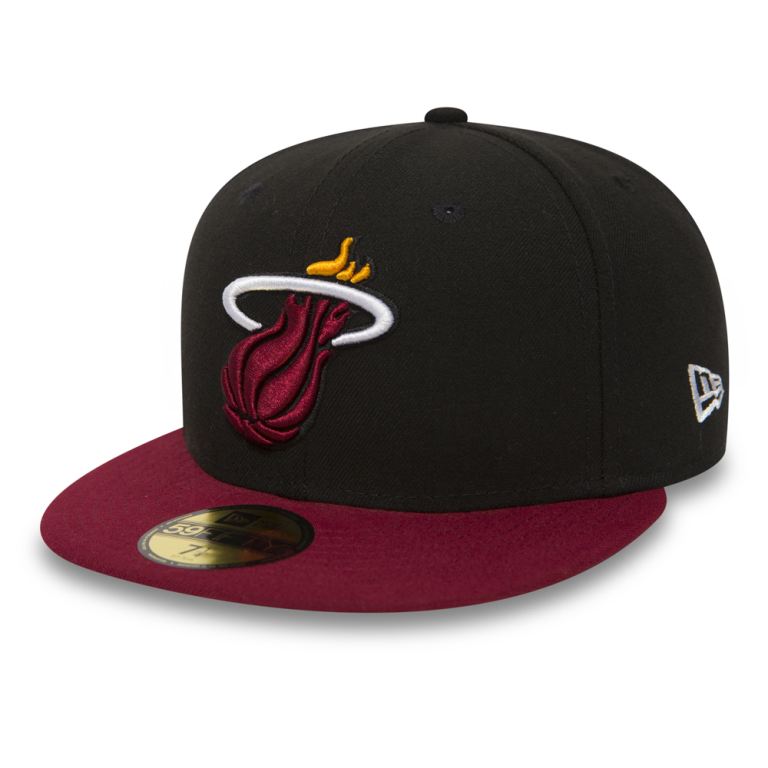 Gorras New Era Nba Negros - Miami Heat Essential 59FIFTY 25803TWVI